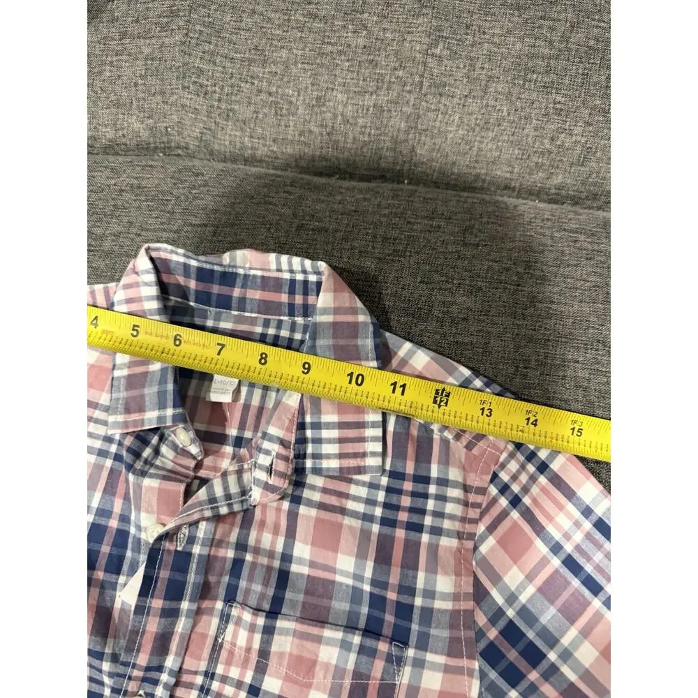 Two Children's Place Button Up Dress Shirts Tops Size 10/12 Preppy 100% Cotton